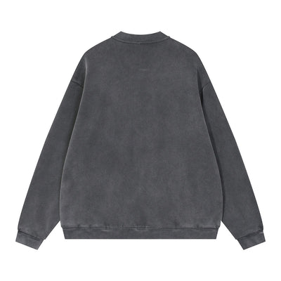 Vintage Washed Zip Collar Jacket