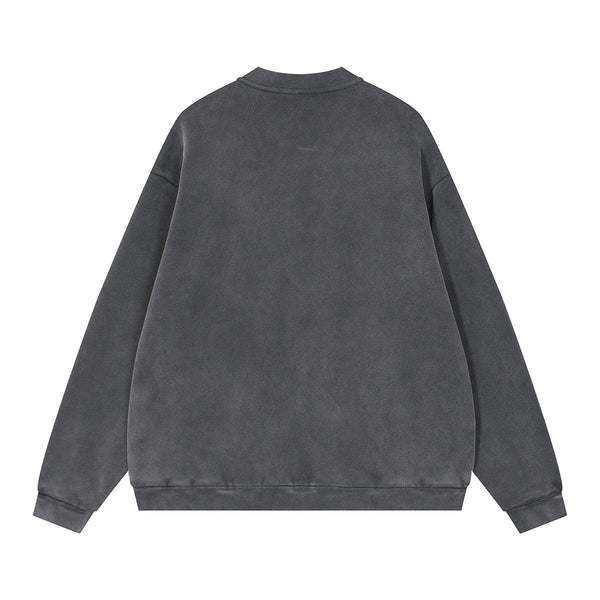 Vintage Washed Zip Collar Jacket