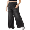 High Waist Stretch Wide Leg Denim Jeans