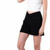 High Waist Stretch Denim Shorts
