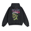 Zombies Graphic Double Slider Zip Hoodie-INNBLAC