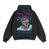 Zombies Graphic Double Slider Zip Hoodie-INNBLAC