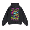 Zombies Graphic Double Slider Zip Hoodie-INNBLAC