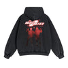 Heart On Fire Y2K Double Slider Zip Hoodie-INNBLAC