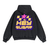 Hey Sugar Y2K Valentines Day Double Slider Zip Hoodie-INNBLAC
