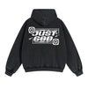Just God Christian Y2k Double Slider Zip Hoodie-INNBLAC