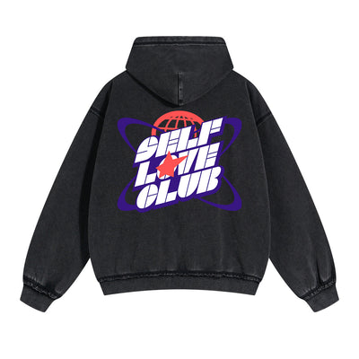 Self Love Club Y2K Valentines Double Slider Zip Hoodie-INNBLAC