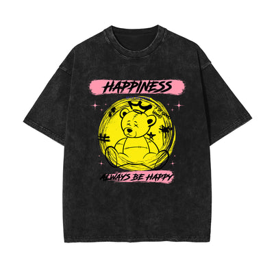 Teddy Bear Urban Streetwear Illustration Tee-INNBLAC