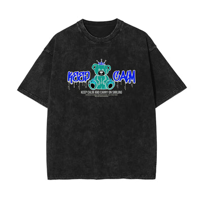 Teddy Bear Urban Streetwear Illustration Tee-INNBLAC
