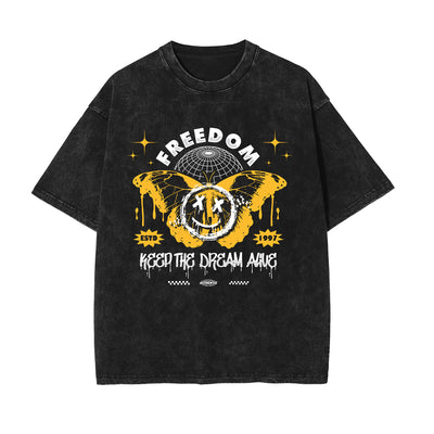Graffiti Smile Streetwear Graphic Tee-INNBLAC