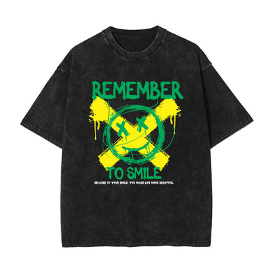 Graffiti Smile Streetwear Graphic Tee-INNBLAC
