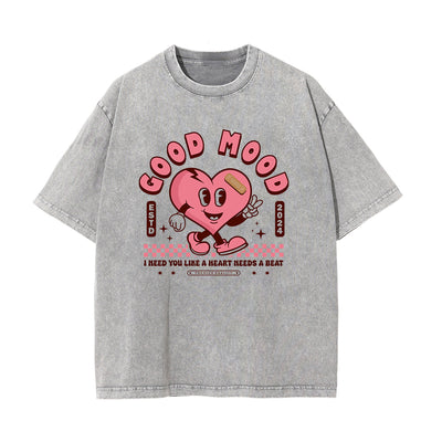 Retro Cartoon Character Graphic Tee-INNBLAC