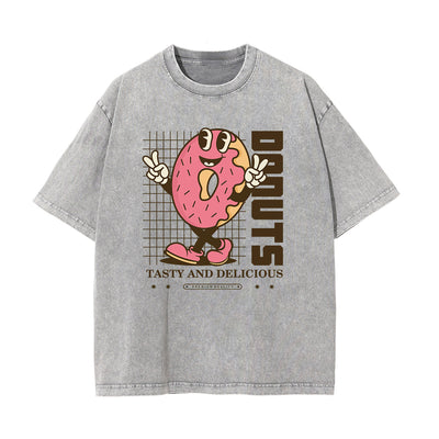 Retro Cartoon Character Graphic Tee-INNBLAC