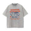 Cute Cartoon Character Graphic Tee-INNBLAC