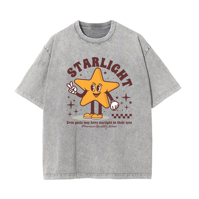 Retro Cartoon Character Graphic Tee-INNBLAC