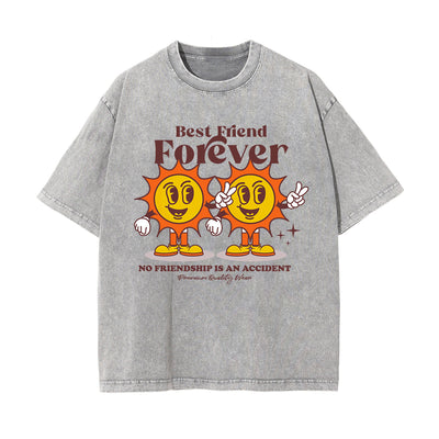 Retro Cartoon Character Graphic Tee-INNBLAC