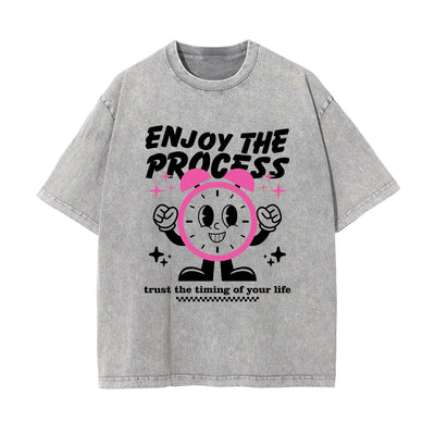 Retro Cartoon Character Graphic Tee-INNBLAC