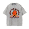 Retro Cartoon Character Graphic Tee-INNBLAC