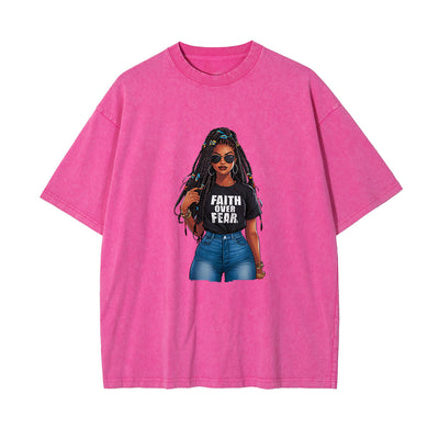 Black Girl Praying Graphic Tee-INNBLAC