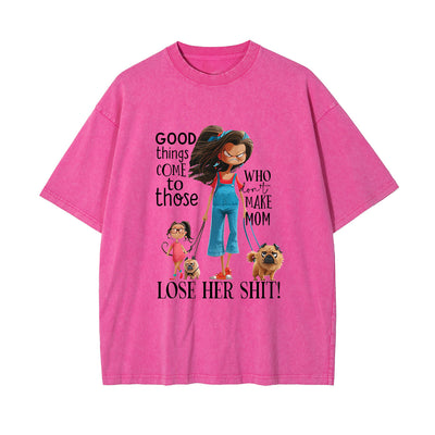 Funny Woman Quotes Graphic Tee-INNBLAC