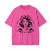Retro Lady Quotes Graphic Tee-INNBLAC
