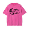 Retro Lady Quotes Graphic Tee-INNBLAC