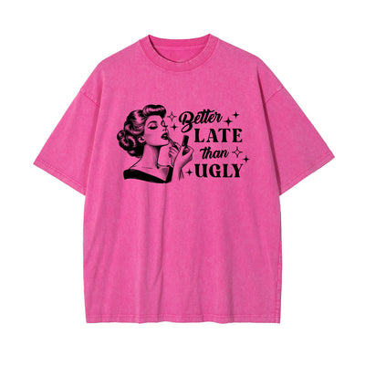 Retro Lady Quotes Graphic Tee-INNBLAC