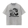 Retro Lady Quotes Graphic Tee-INNBLAC