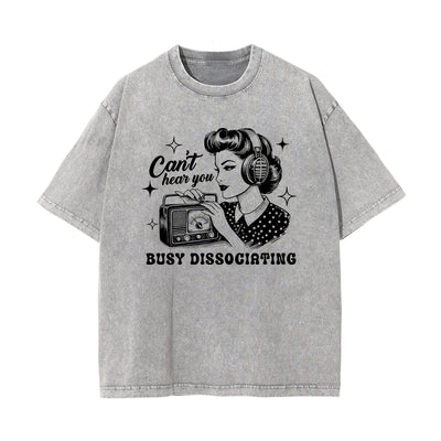 Retro Lady Quotes Graphic Tee-INNBLAC
