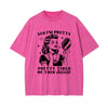 Retro Lady Quotes Graphic Tee-INNBLAC
