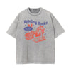 Retro Lady Reading Graphic Tee-INNBLAC