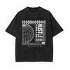 Urban Streetwear Stone Wash Graphic Tee-INNBLAC